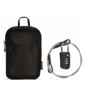 Замок кодовий Pacsafe Prosafe 1000 зі сталевим тросом, колір чорний - 10261100