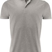 Футболка поло чоловіча James Harvest American Supreme, колір сірий меланж - 2135039120S