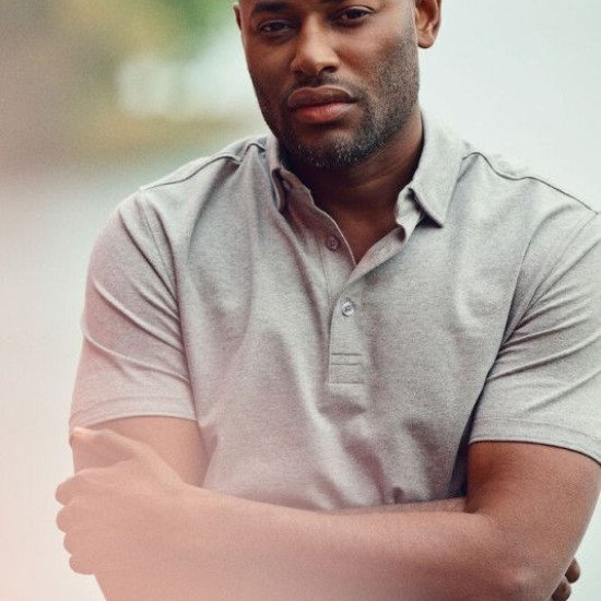 Футболка поло чоловіча James Harvest American Supreme, колір сірий меланж - 21350391203XL