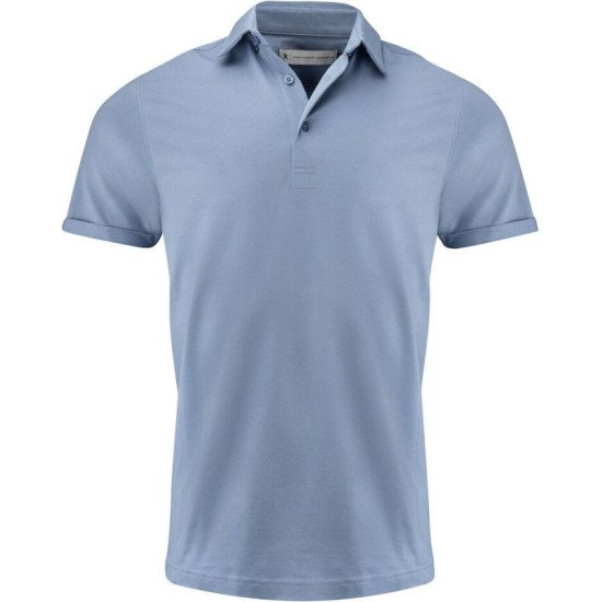 Футболка поло чоловіча James Harvest American Supreme, колір сизий - 21350395143XL