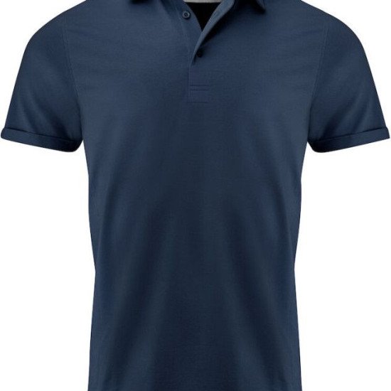 Футболка поло чоловіча James Harvest American Supreme, колір темно-синій - 21350396004XL