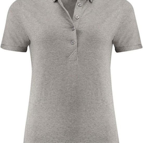 Футболка поло жіноча James Harvest American Supreme, колір сірий меланж - 2125038120L