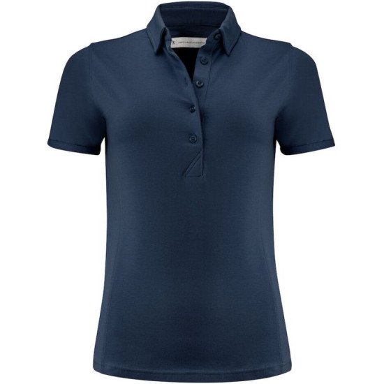 Футболка поло жіноча James Harvest American Supreme, колір темно-синій - 2125038600XL