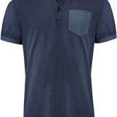 Футболка поло чоловіча James Harvest Pinedale, колір темно-синій - 2135040600M