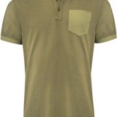 Футболка поло чоловіча James Harvest Pinedale, колір оливковий - 21350407044XL