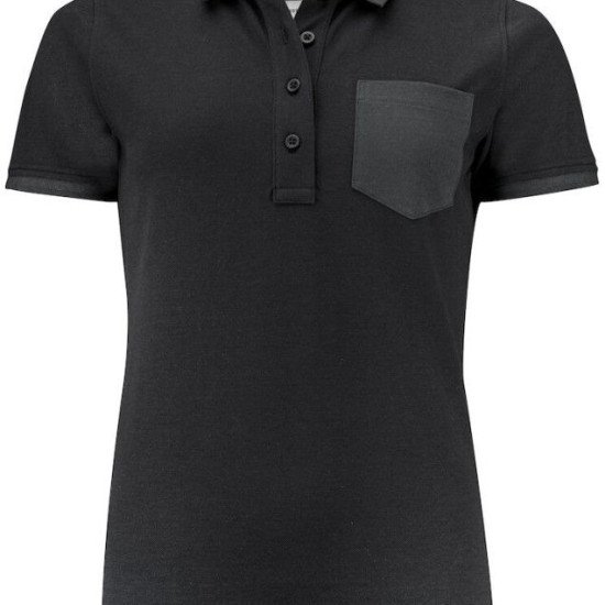 Футболка поло жіноча James Harvest Pinedale, колір чорний - 2125039900XL