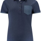 Футболка поло жіноча James Harvest Pinedale, колір темно-синій - 2125039600XL