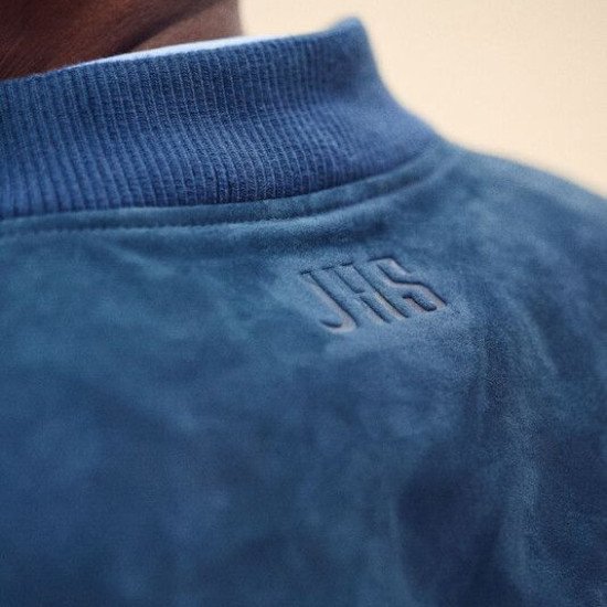 Куртка-бомбер замшева чоловіча James Harvest Heritage, колір темно-синій - 2111045600S