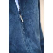 Куртка-бомбер замшева чоловіча James Harvest Heritage, колір темно-синій - 2111045600M