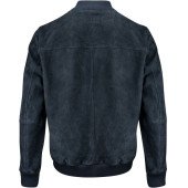 Куртка-бомбер замшева чоловіча James Harvest Heritage, колір темно-синій - 2111045600XL