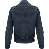 Куртка-бомбер замшева жіноча James Harvest Heritage, колір темно-синій - 2121047600XXL