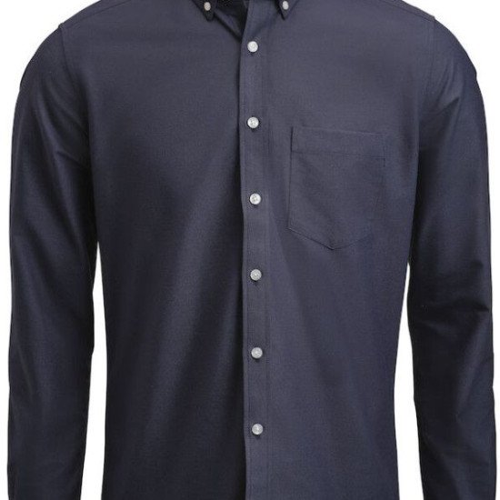 Сорочка чоловіча James Harvest Allen Oxford, колір темно-синій - 2113042600S