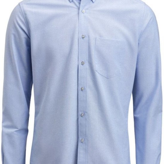 Сорочка чоловіча James Harvest Allen Oxford, колір блакитний - 21130425004XL