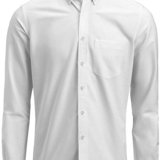 Сорочка чоловіча James Harvest Allen Oxford, колір білий - 2113042100XL