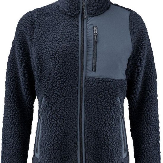 Куртка з шерпи жіноча James Harvest Kingsley, колір темно-синій - 2121504600L