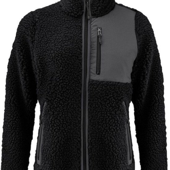 Куртка з шерпи жіноча James Harvest Kingsley, колір чорний - 2121504900L