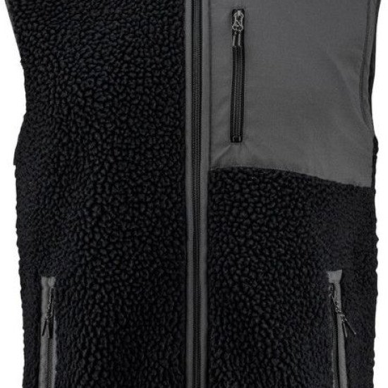 Жилет з шерпи чоловічий James Harvest Kingsley, колір чорний - 2111501900L