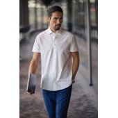 Сорочка чоловіча JH&Frost Indigo Bow 132 S/S Regular Fit, колір білий - 29132111004XL