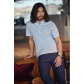 Футболка поло чоловіча JH&Frost Indigo Bow 133 S/S Tailored, колір блакитний - 2913300115L Футболка поло чоловіча JH&Frost Indigo Bow 133 S/S Tailored, колір блакитний - 2913300115L