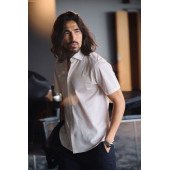 Сорочка чоловіча JH&Frost Indigo Bow 133 S/S Tailored, колір пісочний - 2913311112M