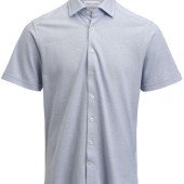 Сорочка чоловіча JH&Frost Indigo Bow 133 S/S Tailored, колір блакитний - 2913311115L