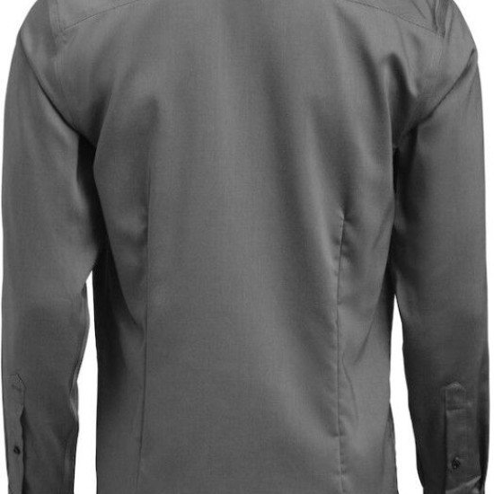 Сорочка чоловіча JH&Frost Red Bow 123 Slim Fit, колір сірий - 2912302998M