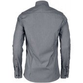Сорочка чоловіча JH&Frost Red Bow 24 Slim Fit, колір сірий смугастий - 2902402951XS Сорочка чоловіча JH&Frost Red Bow 24 Slim Fit, колір сірий смугастий - 2902402951XS