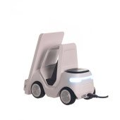 Бездротовий зарядний пристрій TheGeneral DriveCharge 15W з підсвічуванням та годинником, колір білий - 40051619-08 Бездротовий зарядний пристрій TheGeneral DriveCharge 15W з підсвічуванням та годинником, колір білий - 40051619-08