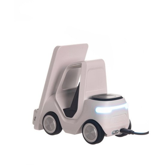 Бездротовий зарядний пристрій TheGeneral DriveCharge 15W з підсвічуванням та годинником, колір білий - 40051619-08 Бездротовий зарядний пристрій TheGeneral DriveCharge 15W з підсвічуванням та годинником, колір білий - 40051619-08