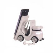 Бездротовий зарядний пристрій TheGeneral DriveCharge 15W з підсвічуванням та годинником, колір білий - 40051619-08 Бездротовий зарядний пристрій TheGeneral DriveCharge 15W з підсвічуванням та годинником, колір білий - 40051619-08