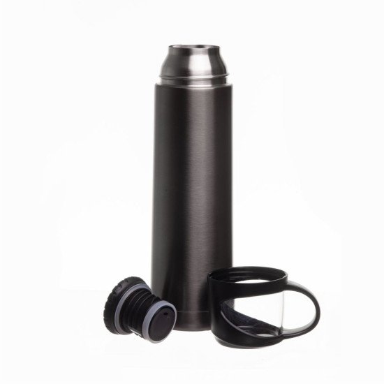 Термос 500 мл сталевий Line Art Borneo, вакуумний, колір графітовий - 60032122-11 Термос 500 мл сталевий Line Art Borneo, вакуумний, колір графітовий - 60032122-11