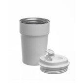 Термокружка 380 мл сталева Line Art Rhodes, вакуумна, колір білий - 60022322-08