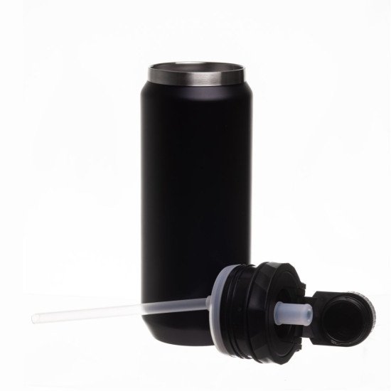 Термопляшка 600 мл сталева Line Art SportSwell, вакуумна, колір чорний - 60012822-01 Термопляшка 600 мл сталева Line Art SportSwell, вакуумна, колір чорний - 60012822-01