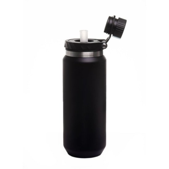 Термопляшка 600 мл сталева Line Art SportSwell, вакуумна, колір чорний - 60012822-01 Термопляшка 600 мл сталева Line Art SportSwell, вакуумна, колір чорний - 60012822-01