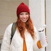 Термопляшка 600 мл сталева Line Art SportSwell, вакуумна, колір білий - 60012822-08