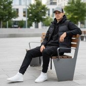 Кепка coFEE Snap curved, колір попелястий сірий/чорний - 2030-47 CO