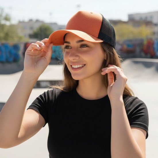 Кепка coFEE Snap curved, колір помаранчевий/чорний - 2030.10 CO