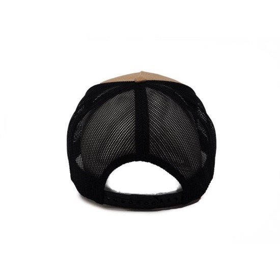 Кепка coFEE Snap curved, колір бежевий/чорний - 2030-17 CO