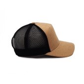 Кепка coFEE Snap curved, колір бежевий/чорний - 2030-17 CO