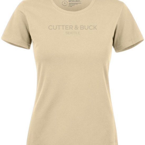 Футболка жіноча Cutter&Buck Manzanita Roundneck, колір темно-синій меланж - 353409554XS