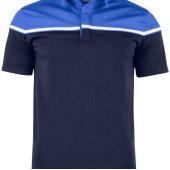 Футболка поло чоловіча Cutter&Buck Seabeck, колір темно-синій/яскраво-синій - 35442858055L