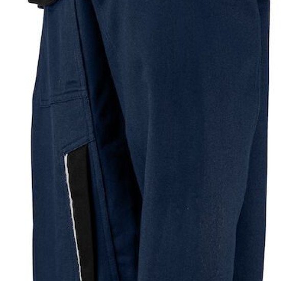 Куртка Projob 5437 зі світловідбиваючими елементами, колір темно-синій/жовтий - 6454375810-4XL