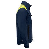 Куртка Projob 5437 зі світловідбиваючими елементами, колір темно-синій/жовтий - 6454375810-4XL