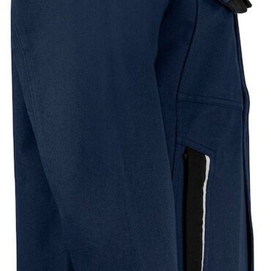 Куртка Projob 5437 зі світловідбиваючими елементами, колір темно-синій/жовтий - 6454375810-4XL