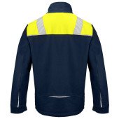 Куртка Projob 5437 зі світловідбиваючими елементами, колір темно-синій/жовтий - 6454375810-4XL