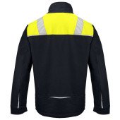 Куртка Projob 5437 зі світловідбиваючими елементами, колір чорний/жовтий - 6454379910-4XL Куртка Projob 5437 зі світловідбиваючими елементами, колір чорний/жовтий - 6454379910-4XL