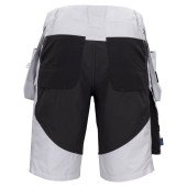 Шорти Projob 5537 Stretch з посиленими кишенями, колір білий - 64553700-44