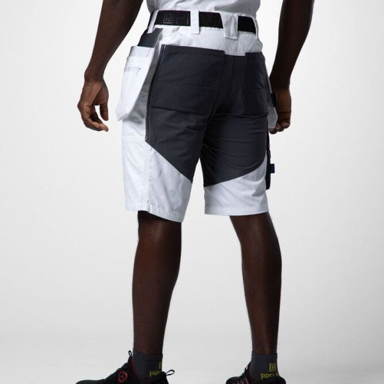 Шорти Projob 5537 Stretch з посиленими кишенями, колір білий - 64553700-44