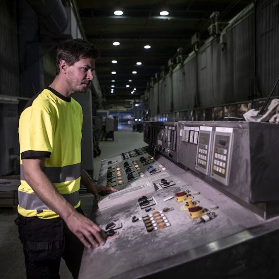 Футболка Projob 6009 EN ISO 20471, class 2, колір жовтий/темно-синій - 64600910-4XL Футболка Projob 6009 EN ISO 20471, class 2, колір жовтий/темно-синій - 64600910-4XL