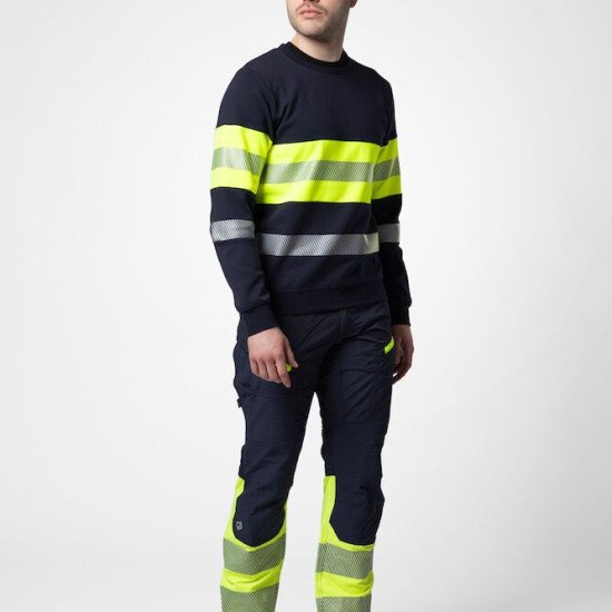 Світшот Projob 6129 EN ISO 20471, class 1, колір жовтий/чорний - 64612911-4XL Світшот Projob 6129 EN ISO 20471, class 1, колір жовтий/чорний - 64612911-4XL